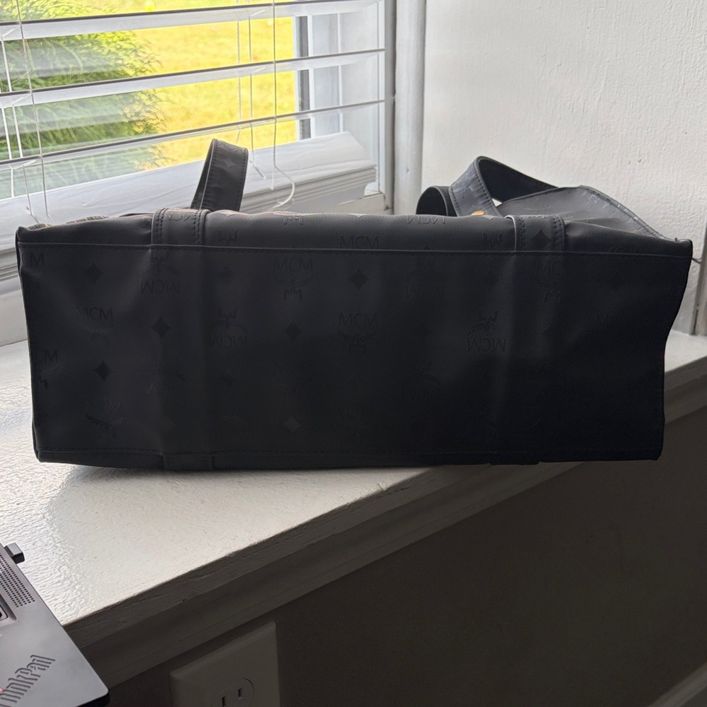 Mcm Black Monogram Tote - image 2